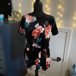 Soft Flower Pattern Shirt
